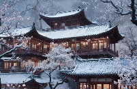 小雪节气：湖心亭的朦胧诗意