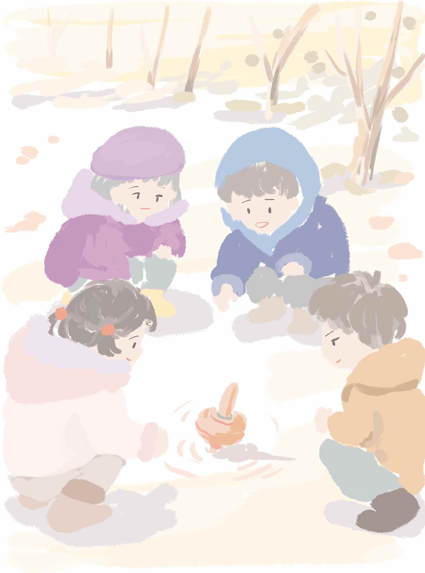 赣南冬日木陀螺游戏的文化记忆与童年乐趣