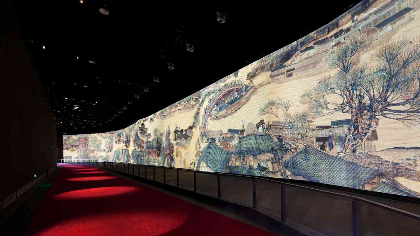 数字故宫快闪展香港开幕 全数字形态展现中华文化艺术魅力