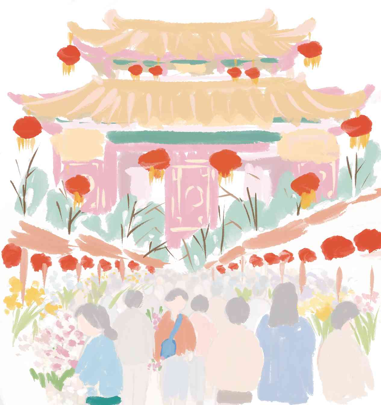 行花街体验广府年俗魅力，迎春花市传承千年文化底蕴