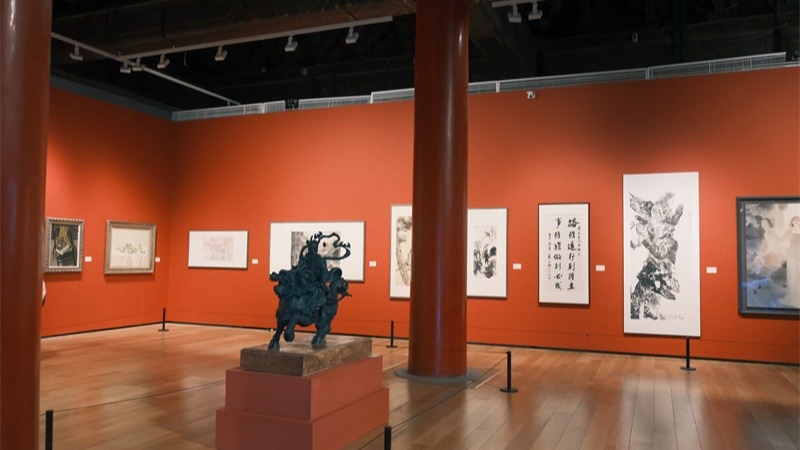 四时并运中国艺术研究院美术作品展在京开幕