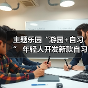 主题乐园“游园+自习” 年轻人开发新款自习室（图4）