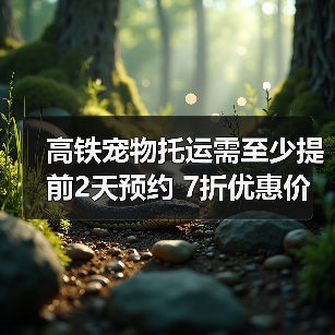 高铁宠物托运需至少提前2天预约 7折优惠价格（图4）