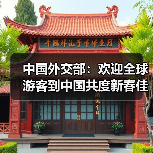 中国外交部:欢迎全球游客到中国共度新春佳节(图1) 中国外交部:欢迎全球游客到中国共度新春佳节(图1)