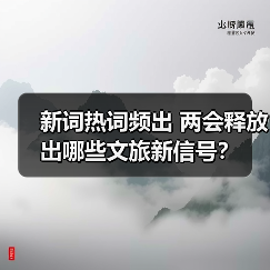 新词热词频出 两会释放出哪些文旅新信号？（图3）