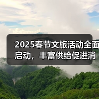 2025春节文旅活动全面启动,丰富供给促进消费(图1) 2025春节文旅活动全面启动,丰富供给促进消费(图1)