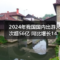 2024年我国国内出游人次超56亿 同比增长14.8%(图3) 2024年我国国内出游人次超56亿 同比增长14.8%(图3)