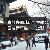 春节去哪儿玩?主题公园成新年俗,‘上新’迎游客!(图3) 春节去哪儿玩?主题公园成新年俗,‘上新’迎游客!(图3)