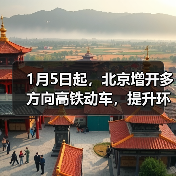 1月5日起，北京增开多方向高铁动车，提升环京市郊通勤体验（图2）
