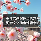 千年岩画邂逅当代艺术 河套文化瑰宝惊艳京城(图3) 千年岩画邂逅当代艺术 河套文化瑰宝惊艳京城(图3)