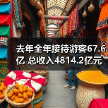 去年全年接待游客67.6亿 总收入4814.2亿元(图2) 去年全年接待游客67.6亿 总收入4814.2亿元(图2)