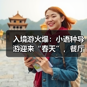 入境游火爆:小语种导游迎来“春天”,餐厅服务员上演川剧变脸(图1) 入境游火爆:小语种导游迎来“春天”,餐厅服务员上演川剧变脸(图1)