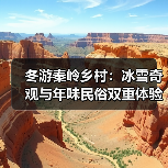 冬游秦岭乡村：冰雪奇观与年味民俗双重体验（图1）