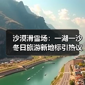 沙漠滑雪场:一湖一沙冬日旅游新地标引热议(图1) 沙漠滑雪场:一湖一沙冬日旅游新地标引热议(图1)