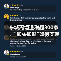 东城离境退税超300家, 东城离境退税超300家,