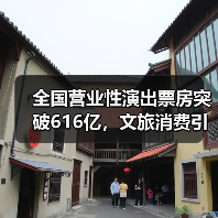 全国营业性演出票房突破616亿，文旅消费引擎强劲（图4）