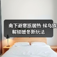 南下避寒旅居热 候鸟族解锁暖冬新玩法（图1）