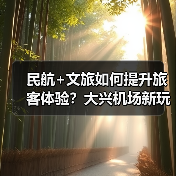 民航+文旅如何提升旅客体验?大兴机场新玩法揭秘(图1) 民航+文旅如何提升旅客体验?大兴机场新玩法揭秘(图1)