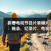 新春电视节目片单曝光：晚会、纪录片、电视剧亮点全解读（图2）
