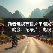 新春电视节目片单曝光：晚会、纪录片、电视剧亮点全解读（图3）
