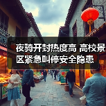 夜骑开封热度高 高校景区紧急叫停安全隐患(图1) 夜骑开封热度高 高校景区紧急叫停安全隐患(图1)