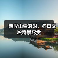 西界山雪落时,冬日雾凇奇景尽赏(图1) 西界山雪落时,冬日雾凇奇景尽赏(图1)