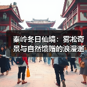 秦岭冬日仙境：雾凇奇景与自然馈赠的浪漫邂逅（图1）