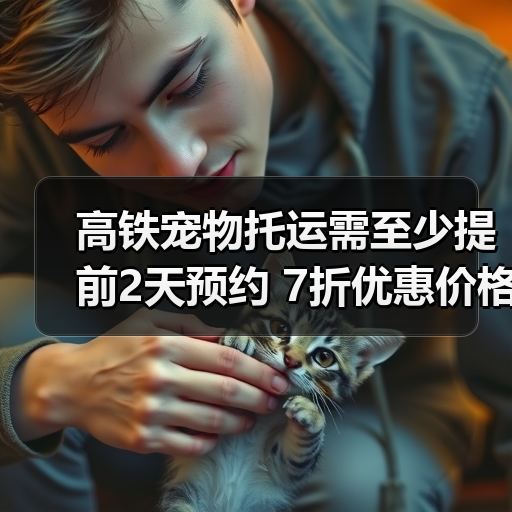 高铁宠物托运需至少提前2天预约 7折优惠价格(图1) 高铁宠物托运需至少提前2天预约 7折优惠价格(图1)