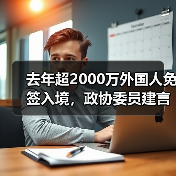 去年超2000万外国人免签入境，政协委员建言如何疏解入境游“堵点”（图1）