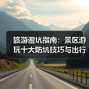 旅游避坑指南：景区游玩十大防坑技巧与出行准备清单2026（图1）