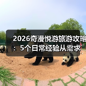 2026奇漫悦游旅游攻略:5个日常经验从需求判断到维护(图3) 2026奇漫悦游旅游攻略:5个日常经验从需求判断到维护(图3)