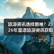 旅游资讯选择困难?2026年靠谱旅游资讯获取指南(图4) 旅游资讯选择困难?2026年靠谱旅游资讯获取指南(图4)