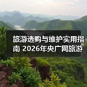 旅游选购与维护实用指南 2026年央广网旅游资讯推荐(图1) 旅游选购与维护实用指南 2026年央广网旅游资讯推荐(图1)