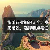 旅游行业知识大全:常见场景、选择要点与注意事项(图2) 旅游行业知识大全:常见场景、选择要点与注意事项(图2)