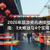 2026年旅游资讯选择指南:3大难题与4个实用方法(图1) 2026年旅游资讯选择指南:3大难题与4个实用方法(图1)