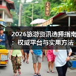 2026旅游资讯选择指南:权威平台与实用方法全解析(图3) 2026旅游资讯选择指南:权威平台与实用方法全解析(图3)