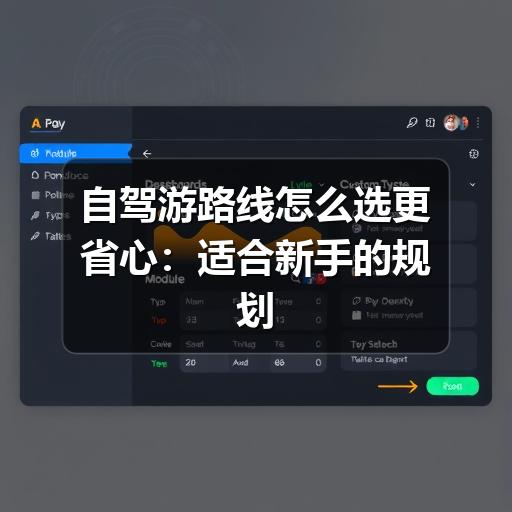 自驾游路线怎么选更省心:适合新手的规划思路与路线建议