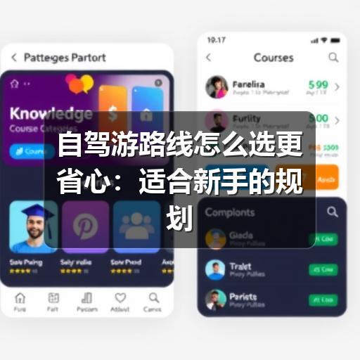 自驾游路线怎么选更省心:适合新手的规划思路与路线建议