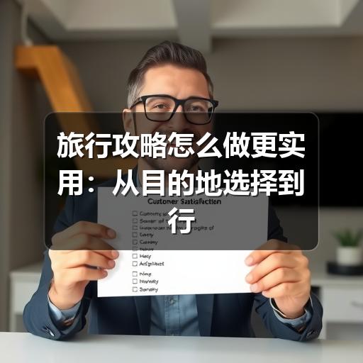 旅行攻略怎么做更实用:从目的地选择到行程落地的完整思路