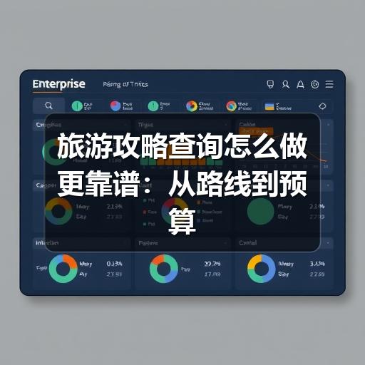 旅游攻略查询怎么做更靠谱:从路线到预算的实用方法